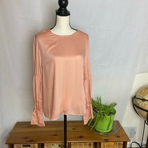 Mustard Seed Pink Blousr Top Medium
